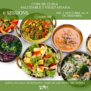 CURS DE CUINA SALUDABLE I VEGETARIANA